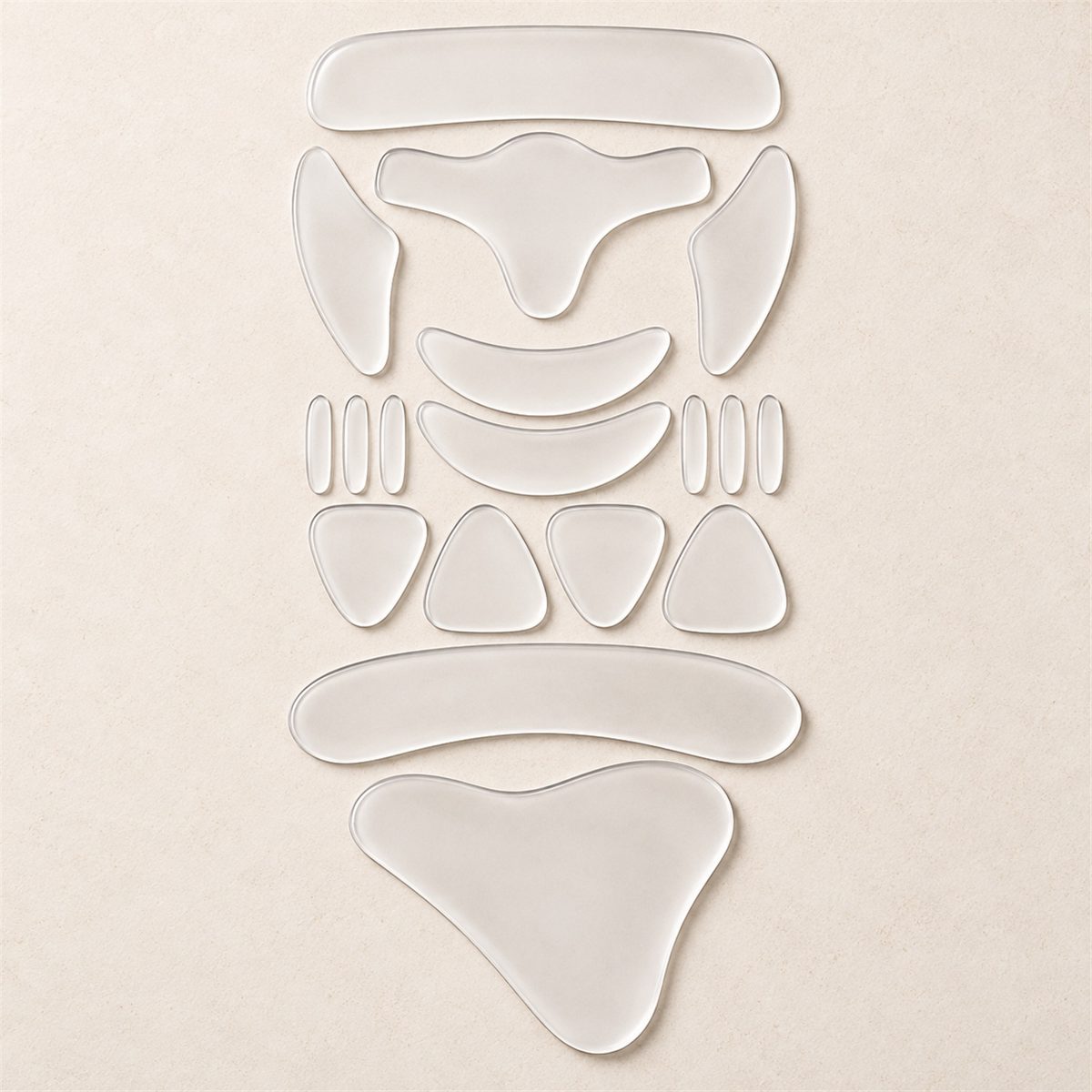 Kit PoroLume com 18 adesivos de silicone